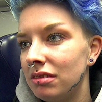 Girlwithfacetattoo aka Jacky aus Hartes Deutschland Naken