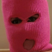 Masked Pink Peach Naken